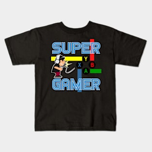 Super Gamer Xbox Kids T-Shirt